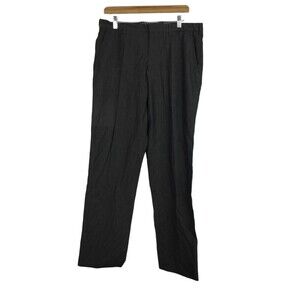 Etro Milano Mens Spartaco Cotton Straight Leg Trouser Dress Pants Gray IT50 US34